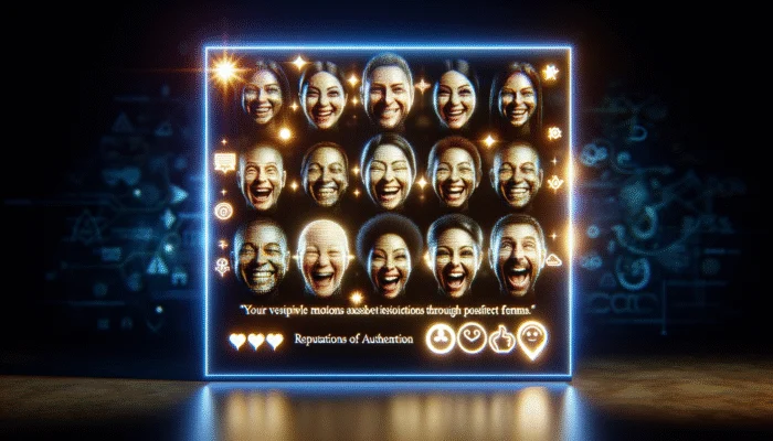 Utilise Customer Testimonials for Local Trust: A captivating digital display featuring customer testimonials and the beaming faces of satisfied clients, boosting the brand's reputation.