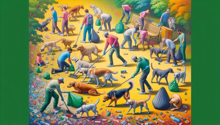 Community Cleanups with Dogs: A Worldwide Cleanliness Drive