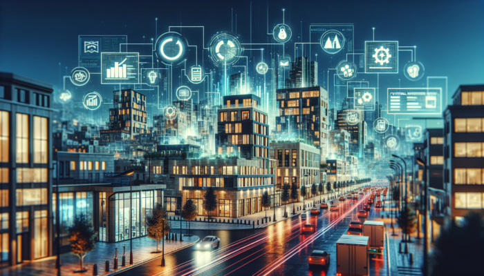 Bethlehem cityscape at dusk with glowing signs marking entry-level investment properties.