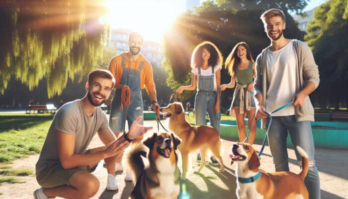 Dog Training Volunteer Sessions for Community Engagement