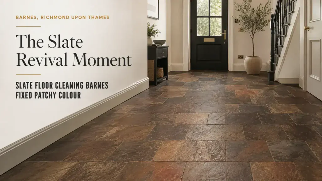 Slate Floor Cleaning: Revitalising Colours in Barnes