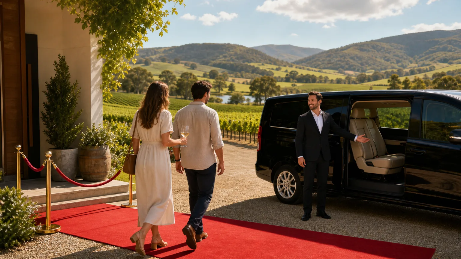 Red Carpet Wine Tours: visual reference for 1. Red Carpet Wine Tours: Personalised Private Tours from Your Doorstep