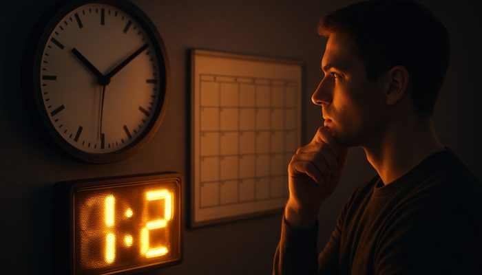 Key Timing Tips for Checking Your Score After Changes | DCL Person checking illuminated scoreboard with clock and calendar for timing tips on score updates
