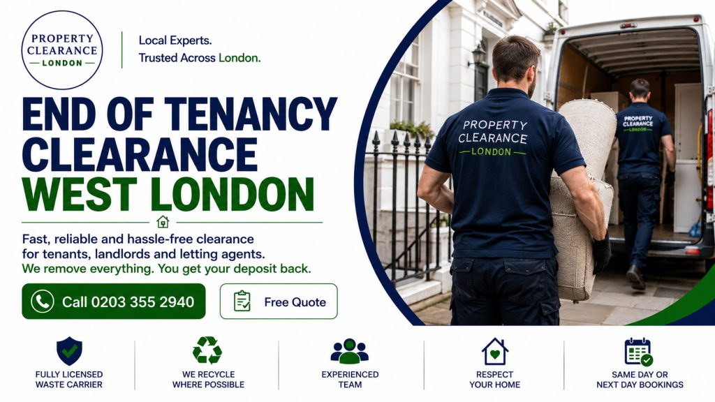End of Tenancy Clearance Services in West London
